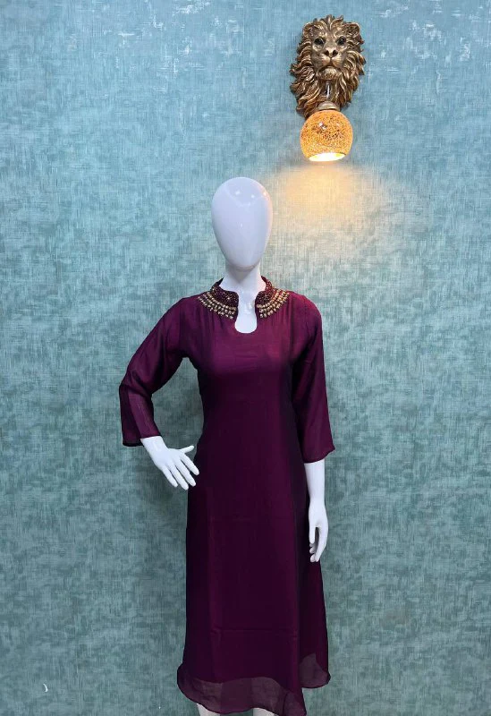 Plain Cotton Kurti